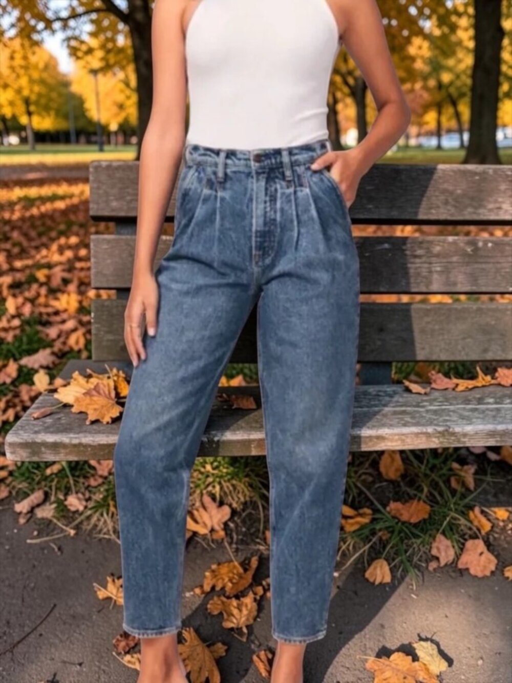 Abercrombie And Fitch The 80s Mom Jean 28 6 Ultra High Rise Pleated Front